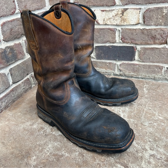 Timberland Pro Brown Work Boot Men’s Sz 11 - Picture 1 of 16